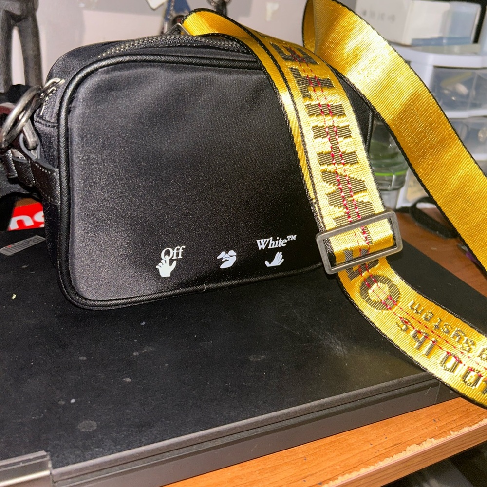 Off white cross body.